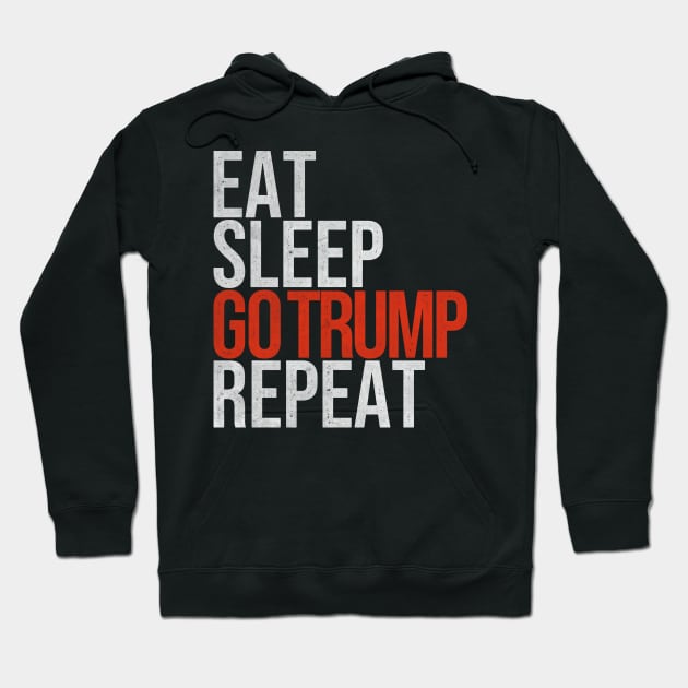 Go Trump Presidential Election 2024 Hoodie by SmithyJ88